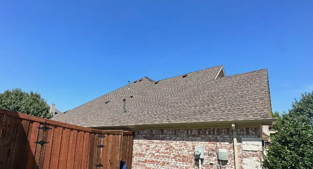 Completed roof replacement project in Lacey